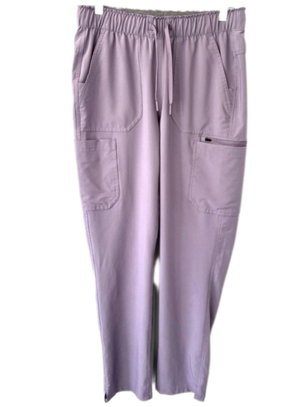 Carhartt Women’s Small Purple Cargo Scrub Pants Crossflex Elastic Waist Workwear